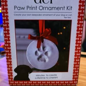 PAW PRINT ornament